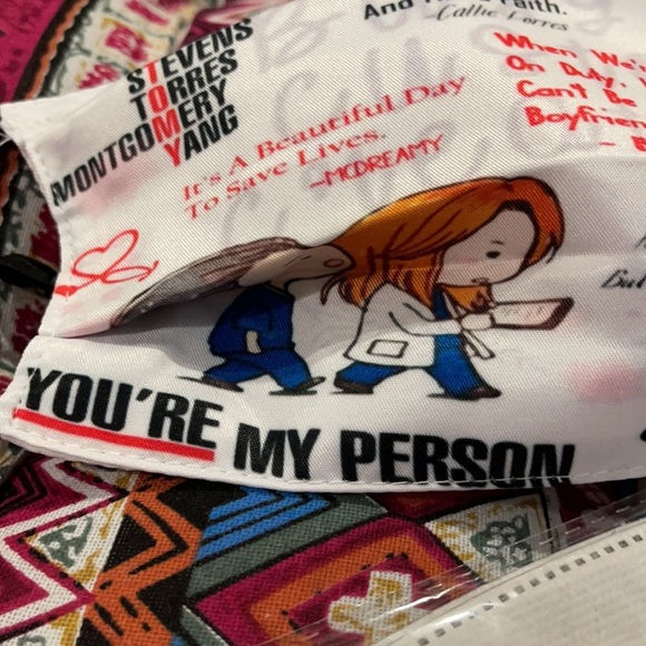 6/$20New Grey’s anatomy quote face mask - Picture 6 of 7